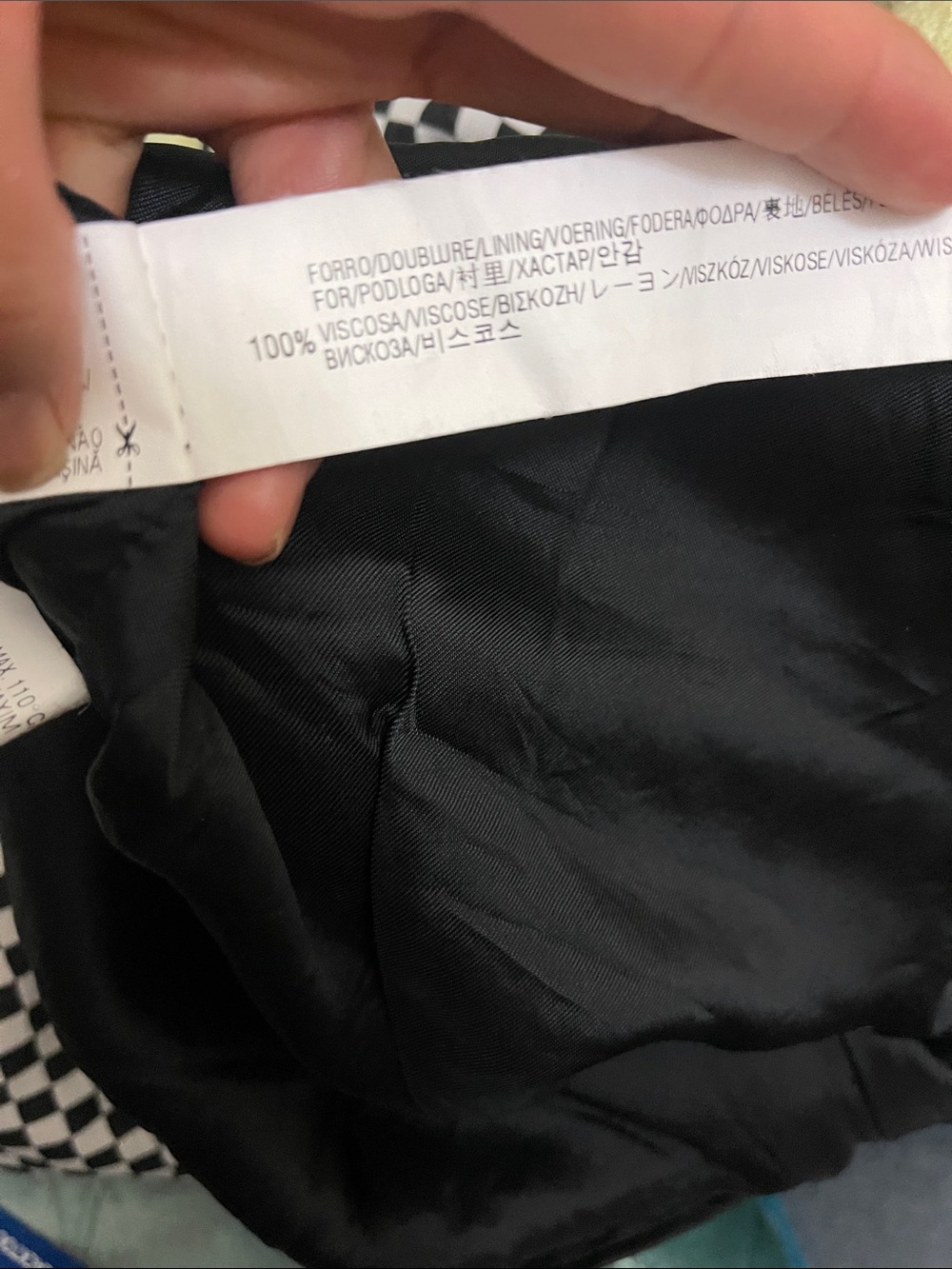 Zara checkered mini skirt small - Picture 7 of 8
